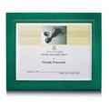 Leatherette Green Cornell Certificate Holder